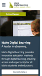 Mobile Screenshot of idahodigitallearning.org